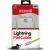 CARGADOR IPHONE LIGHTNING FLAT AMARILLO LIMA/GRIS