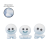 Disney Characters Fluffy Puffy～Olaf＆Snowgies～(B:Snowgies)