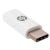 CABLE USB-C A MICRO USB DONGLE BLANCO HP