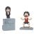 ONE PIECE WORLD COLLECTABLE FIGURE LOG STORIES-MONKEY.D.LUFFY & NICO ROBIN-