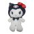 Kuromi negro cinta roja 20 cm