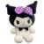 Kuromi negro cinta morada 24 cm