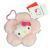 Llavero Hello Kitty sherpa rosado