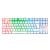 Teclado Mecánico Gamer Redragon KUMARA White K552W RGB TKL Switch Red