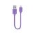 CABLE LIGHTNING IPHONE 5 15CM PURPURA BELKIN