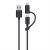CABLE USB A  MICROUSB + ADAPTADOR LIGHTING IPHONE