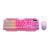 KIT XTECH Teclado y Mouse Mirana XTK-540S Pink - ESP
