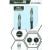 CABLE AUX 3,5 REDONDO, JACK DE NICKEL 1 MTS NEGRO TECH-LIVE