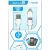 CABLE CARGADOR  MICROUSB + CARGADOR IPHONE LIGHTNING 1MTS BLANCO TECH-LIVE