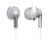 Audífonos Panasonic Modelo RPHJC120W, Blanco