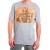 POLERA DESTINY NARANJA GRIS TALLA S