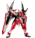 Model Kit 1/100 MG Gundam Astray Turn Red