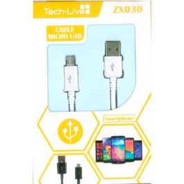 Cavo USB to Micro USB Nylon 1 Metro Blu , Grigio Colore Blu