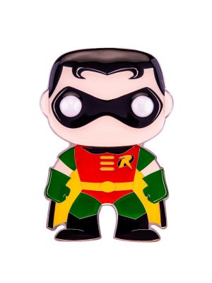 FUNKO POP PINS ROBIN LARGE ENAMEL PIN-JH