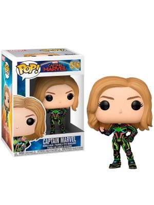 POP-FIGURA POP Marvel: CM-Captain Marvel w/Neon Suit