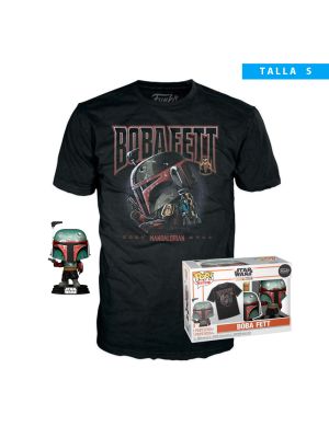 POP & TEE: SW- Boba Fett- S