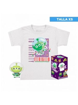 Pocket Pop&Tee: Disney-Alien Buzz- XS(KD) (Polera)