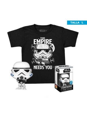 Pkt Pop&Tee: SW- Stormtrooper- L(KD)