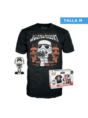POP & TEE: Star Wars - Stormtrooper- M