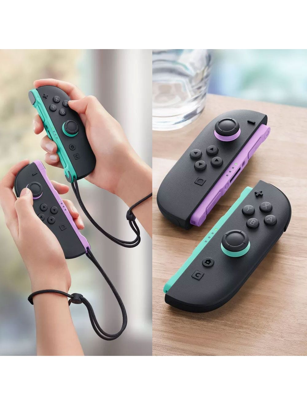 JOY CON Light Purple / Light Green Switch 2