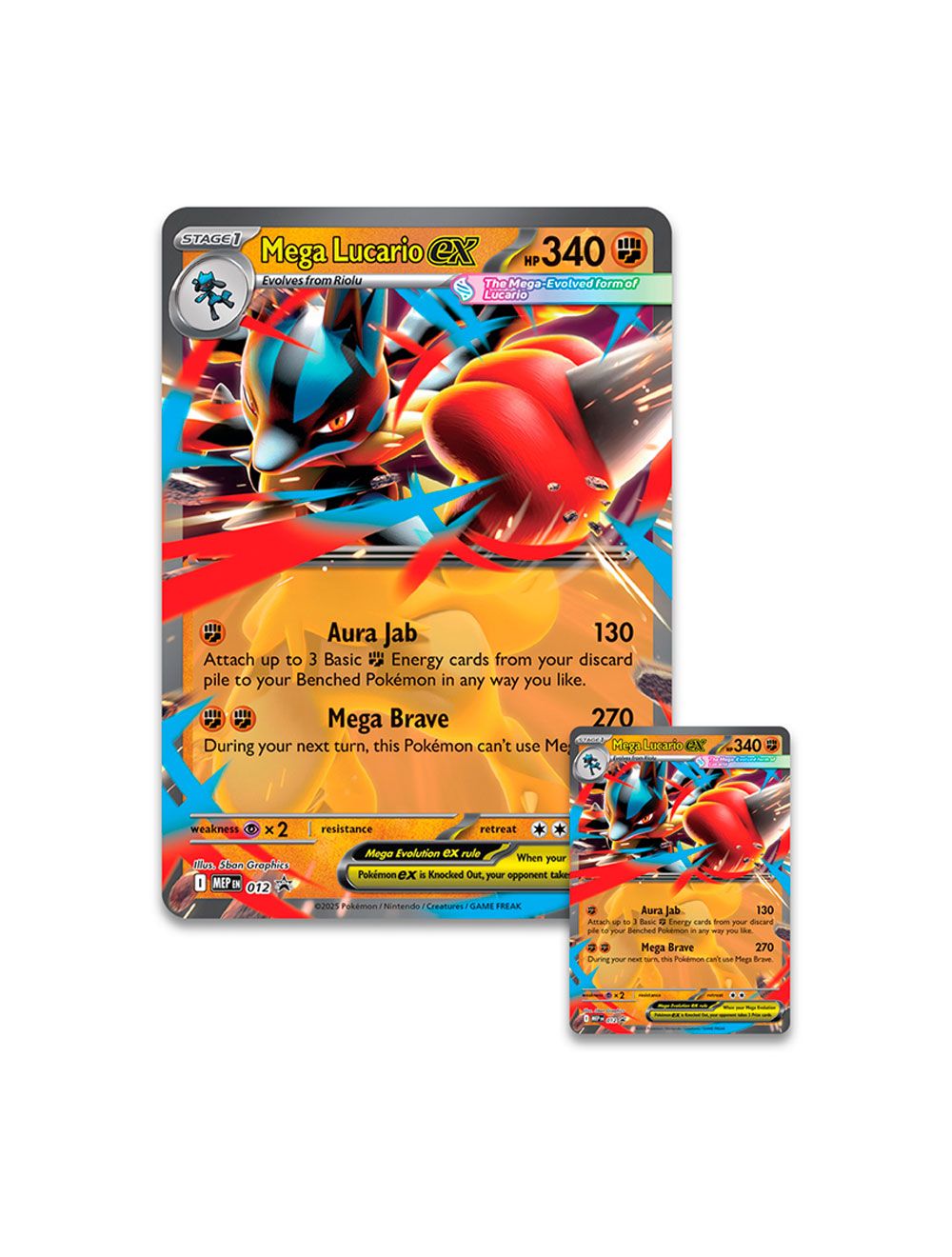 Pokemon TCG Mega Lucario ex Figure Collection Español