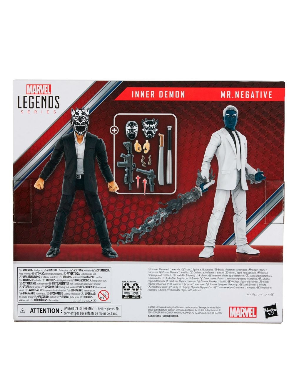 FIGURA MARVEL LEGENDS - GAMERVERSE - INNER DEMON/MR. NEGATIVE
