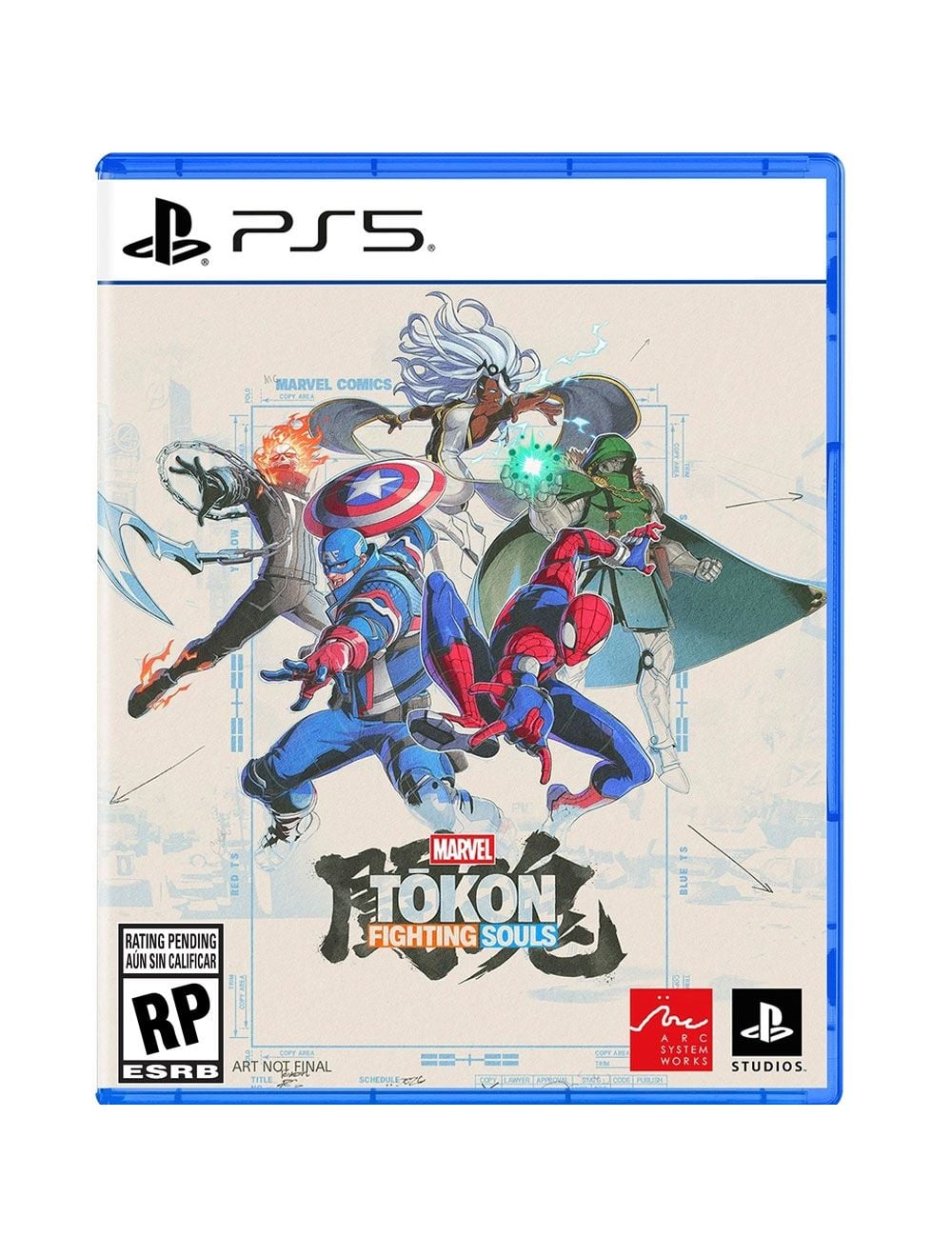 MARVEL TOKON FIGHTING SOULS ポスター等セット PREVENTA MARVEL TOKON - FIGHTING SOULS PS5