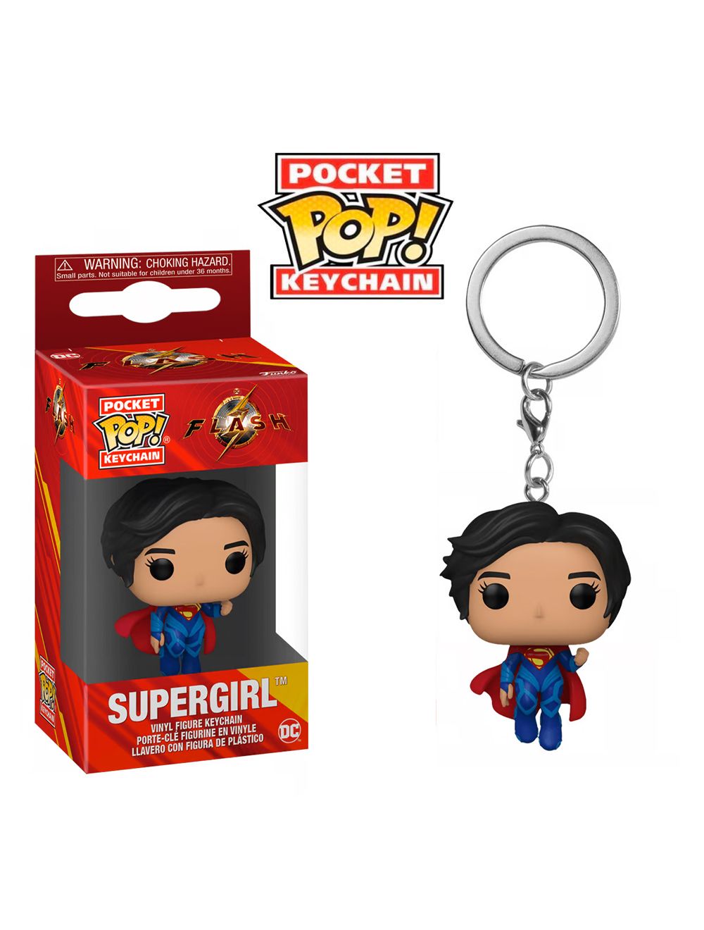 Supergirl Pink Logo Schlüsselanhänger Von The Noble Collection – Offizielles DC-Fanartikel