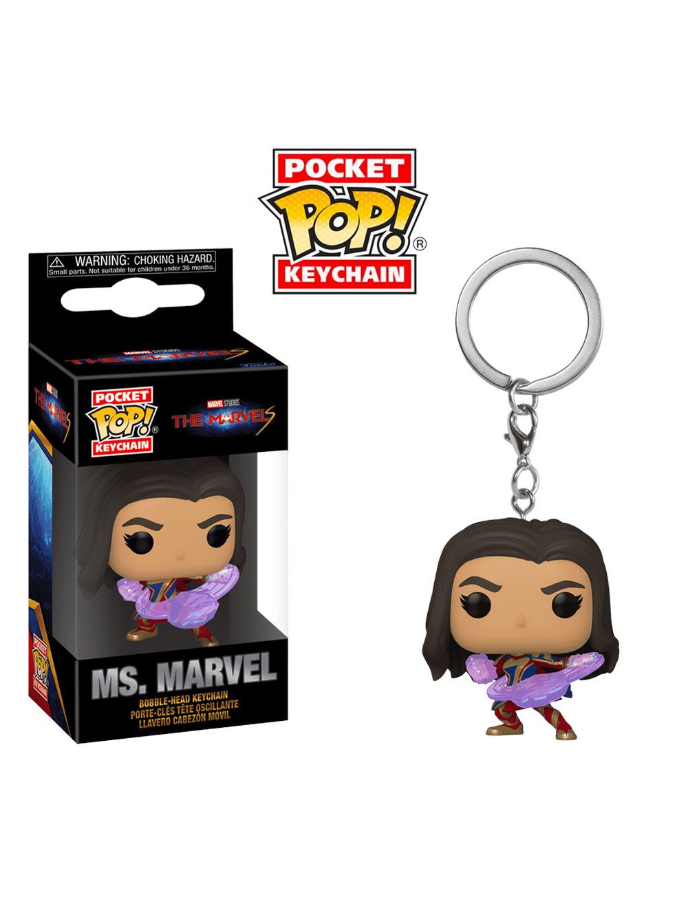 POP Keychain: The Marvels - Ms. Marvel