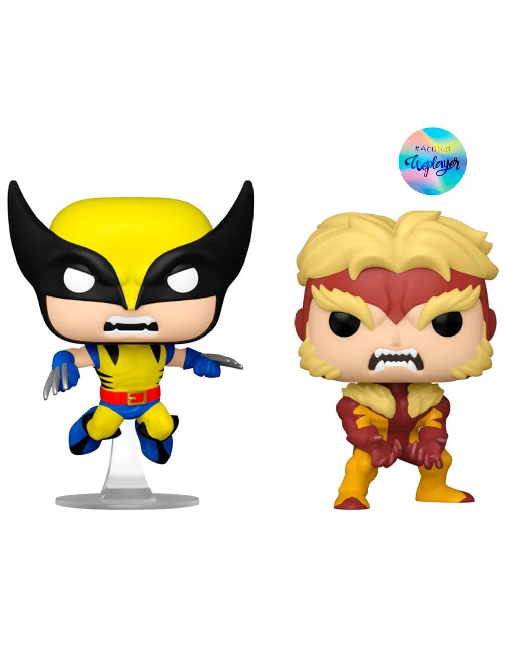 POP Marvel: Wolverine 50th- Wolverine/Sabretooth 2PK exclusivo Weplay