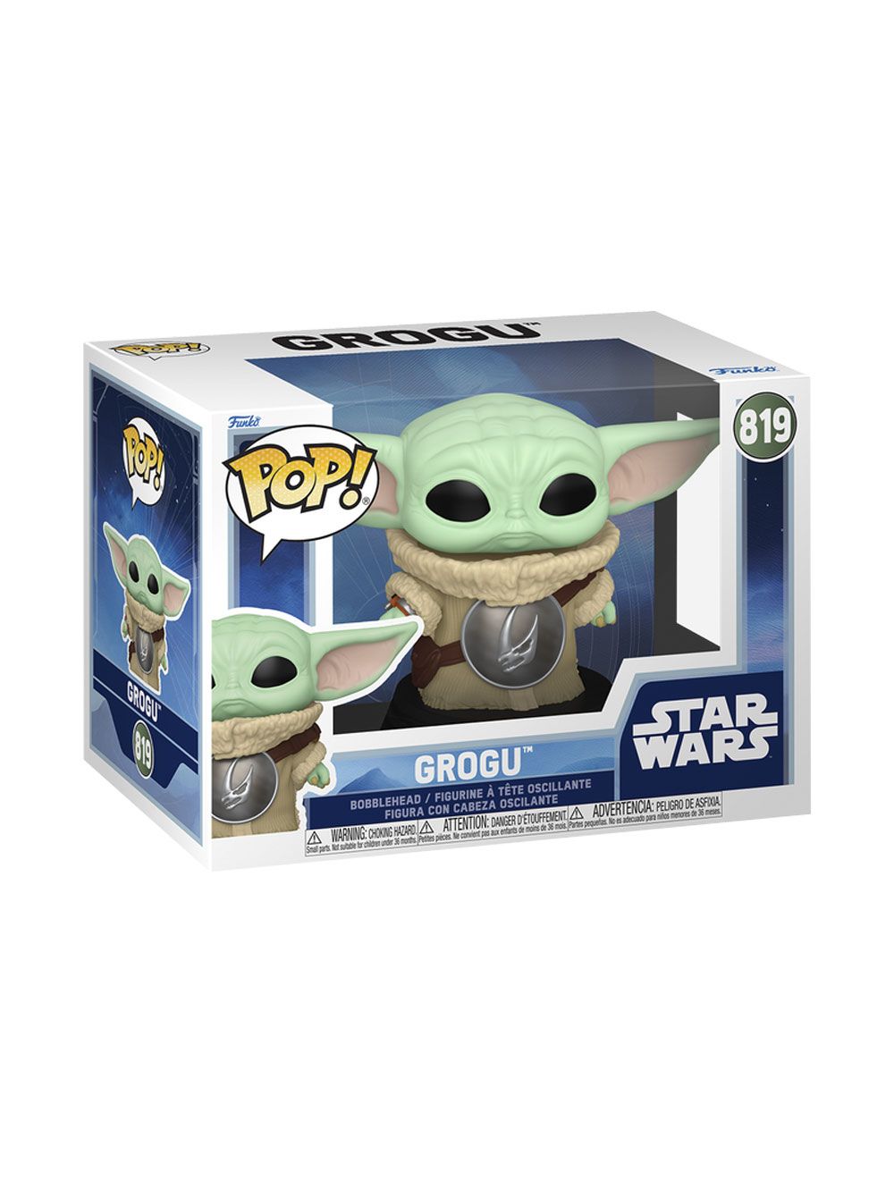 POP Star Wars: Mandalorian & Grogu - Grogu con armadura de pecho