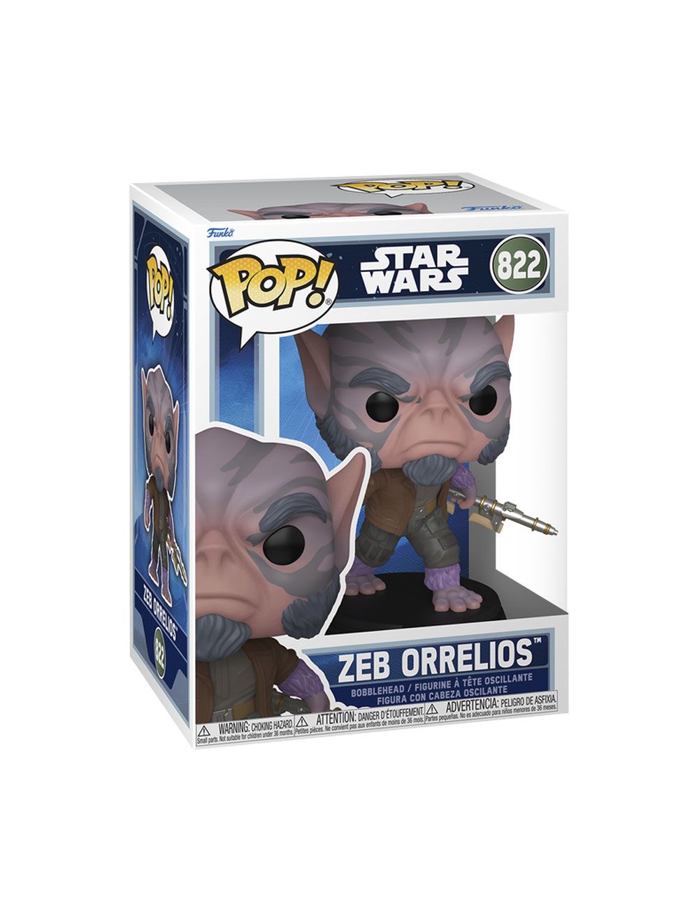 POP Star Wars: Mandalorian & Grogu - Zeb Orrelios con Bo-Rifle