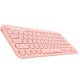 TECLADO LOGITECH PEBBLE KEYS 2 K380S ROSADO