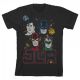 POLERA NIÑO JUSTICE LEAGUE BOYS BLACK TEE-S