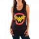 POLERA MUJER SIN MANGAS WONDER WOMAN LOGO RACERBACK TK-L