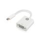 CABLE USB-C A ADAPTADOR VGA BLANCO HP