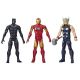 FIGURAS AVENGERS TITAN HERO: BLACK PANTHER/IRONMAN/THOR