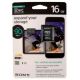 MEMORIA MICROSDHC CON ADAPTADOR 16GB 4K SONY