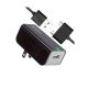Cargador de Muro Negro Power Block