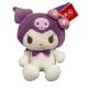 Kuromi Glam con cinta rosada brillante 24 cm