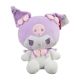 Kuromi morado con rosado 30 cm