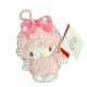 Llavero My sweet Piano sherpa con cinta rosado