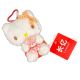 Llavero Hello Kitty sherpa con osito