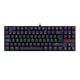 Teclado Mecánico Gamer Redragon KUMARA RAINBOW BLACK SWITCH ROJO