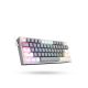 Teclado Redragon Fizz Pro Grey/White - red switch Wireless Spanish LA