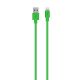 CABLE LIGHTNING IPHONE 5 15CM VERDE BELKIN