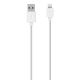 CABLE LIGHTNING IPHONE 5/6 1.2M BLANCO BELKIN