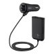 CARGADOR CAR 2USB + 2 PUERTOS USB 1.8m BLACK BELKIN
