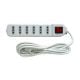 ALARGADOR 3 MTS MULT.C/SWITCH, 6 POSIC.BLANCO
