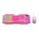 KIT XTECH Teclado y Mouse Mirana XTK-540S Pink - ESP